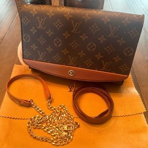 Authentic Louis Vuitton Bordeaux Shoulder Bag